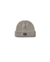 Rib Knit Cuffed Beanie - Heather Gray