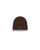 Rib Knit Cuffed Beanie - Morel