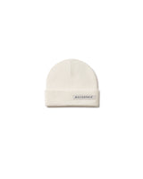 Tight Knit Cuffed Beanie - Whisper White