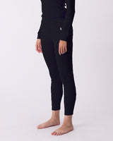 Waffle Knit Bottom - Caviar