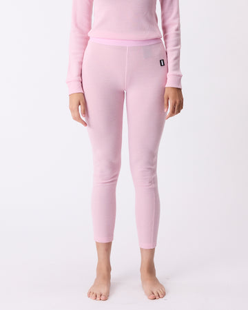Waffle Knit Bottom - Pink Lady