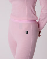 Waffle Knit Bottom - Pink Lady