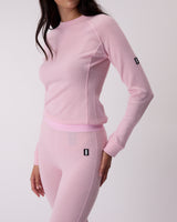 Waffle Knit Bottom - Pink Lady