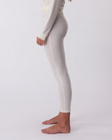 Waffle Knit Bottom - Whisper White