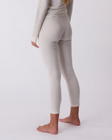 Waffle Knit Bottom - Whisper White