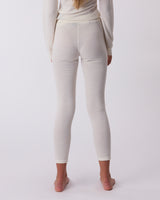 Waffle Knit Bottom - Whisper White