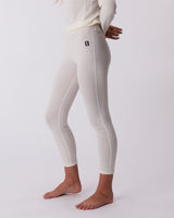 Waffle Knit Bottom - Whisper White