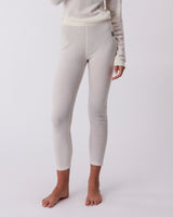 Waffle Knit Bottom - Whisper White