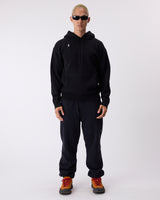 Merino Knit Hoodie - Caviar