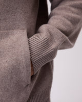 Merino Knit Hoodie - Desert Taupe