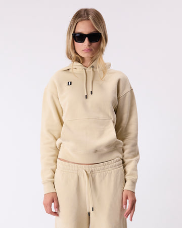 Cropped French Terry Hoodie Mojave Desert