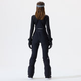 High Waisted Riding Bib - Black Onyx