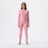 Women's Merino Mockneck - Pink Icing