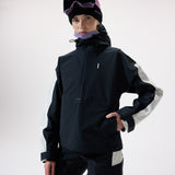 Performance Anorak Jacket - Black / Warm White