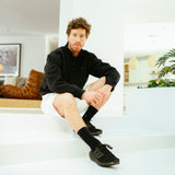 Quarter Zip Sweatshirt - Black