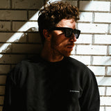 Fleece Crewneck - Black