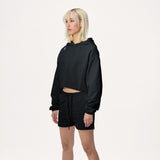 Cropped Hoodie - Black