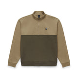 Quarter Zip Sweatshirt - Slate Black / Desert Taupe