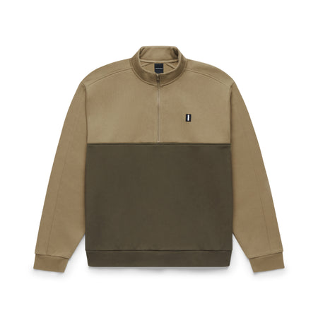 Quarter Zip Sweatshirt Slate Desert Taupe