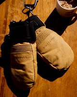 Leather Riding Mitt - Natural Leather