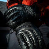 Leather Riding Gloves - Caviar
