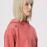 Cropped Hoodie - Mineral Red