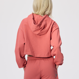 Cropped Hoodie - Mineral Red