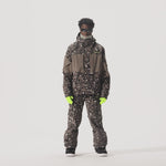 Video of model wearing AMF Cargo Jacket in Leopard colorway and coordinting AMF Riding Pants in Leopard.